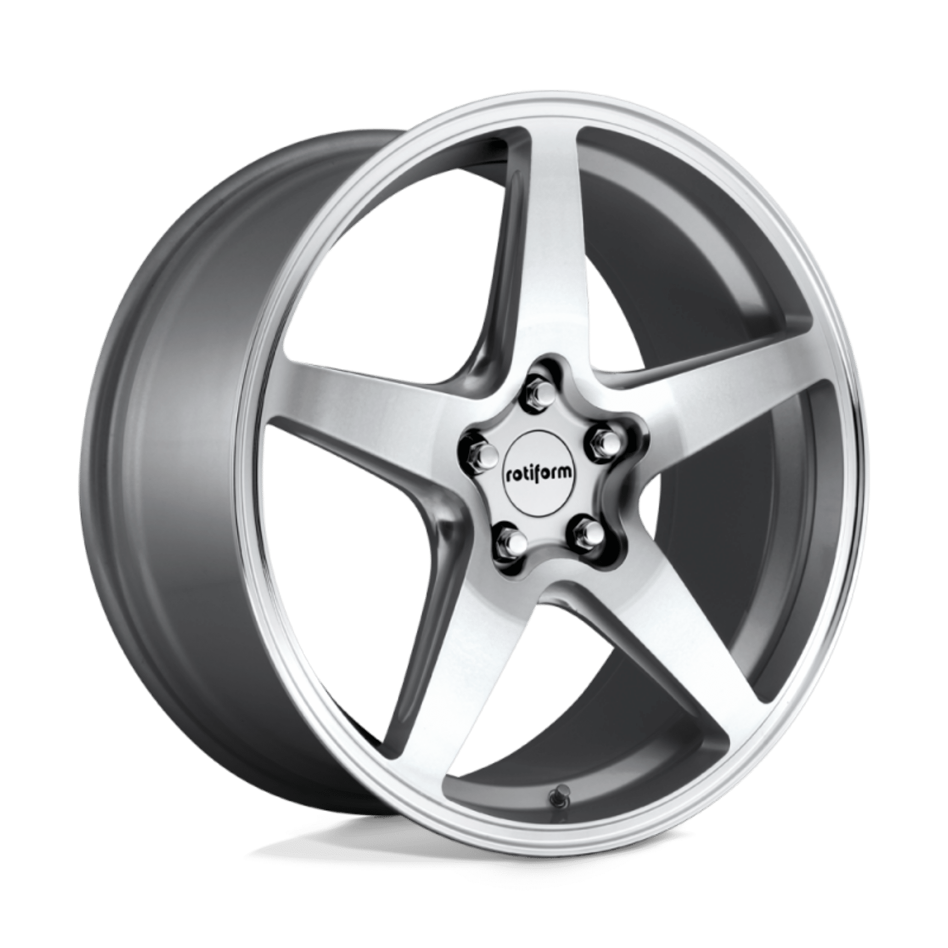 Picture of Rotiform R147 WGR Wheel 18x8.5 5x114.3 35 Offset - Gloss Silver