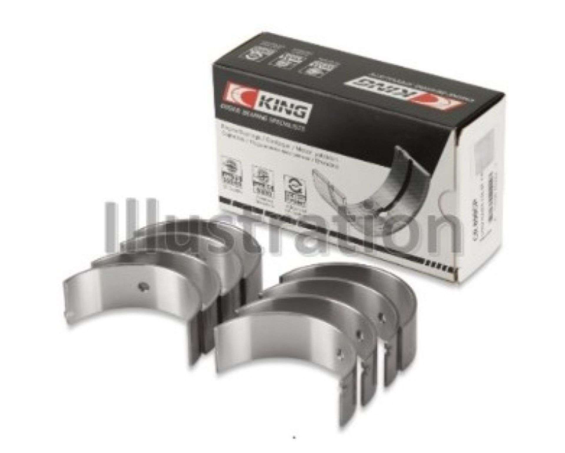 Picture of King Hyundai 2-0L G4GC Size +0-25mm Con Rod Bearing Set