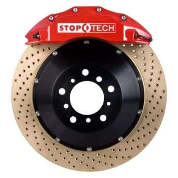 Picture of StopTech BMW M3 E46 BBK w-Red ST-60 380x32mm Front Calipers Zinc Drilled Rotors