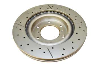 Picture of DBA 98-00 Mitsubishi Montero w-315mm Front Rotor 3-0L Front Drilled & Slotted Street Series Rotor