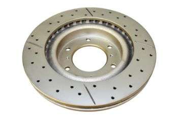 Picture of DBA 10-16 Mercedes-Benz E350 W212 Front Drilled & Slotted Street Series Rotor