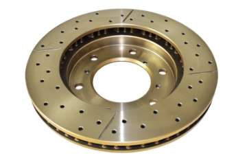 Picture of DBA 15-18 Subaru Legacy 2-5i Front Drilled & Slotted Street Series Rotor