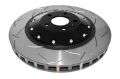 Picture of DBA 07-11 Audi S6 Front 5000 Series Slotted Rotor w-Black Hat