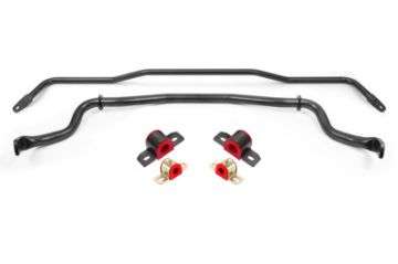 Picture of BMR 15-22 S550 Mustang Sway Bar Kit with Bushings Front and Rear Black Hammertone