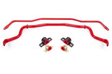 Picture of BMR 15-22 S550 Mustang Sway Bar Kit with Bushings Front and Rear Red