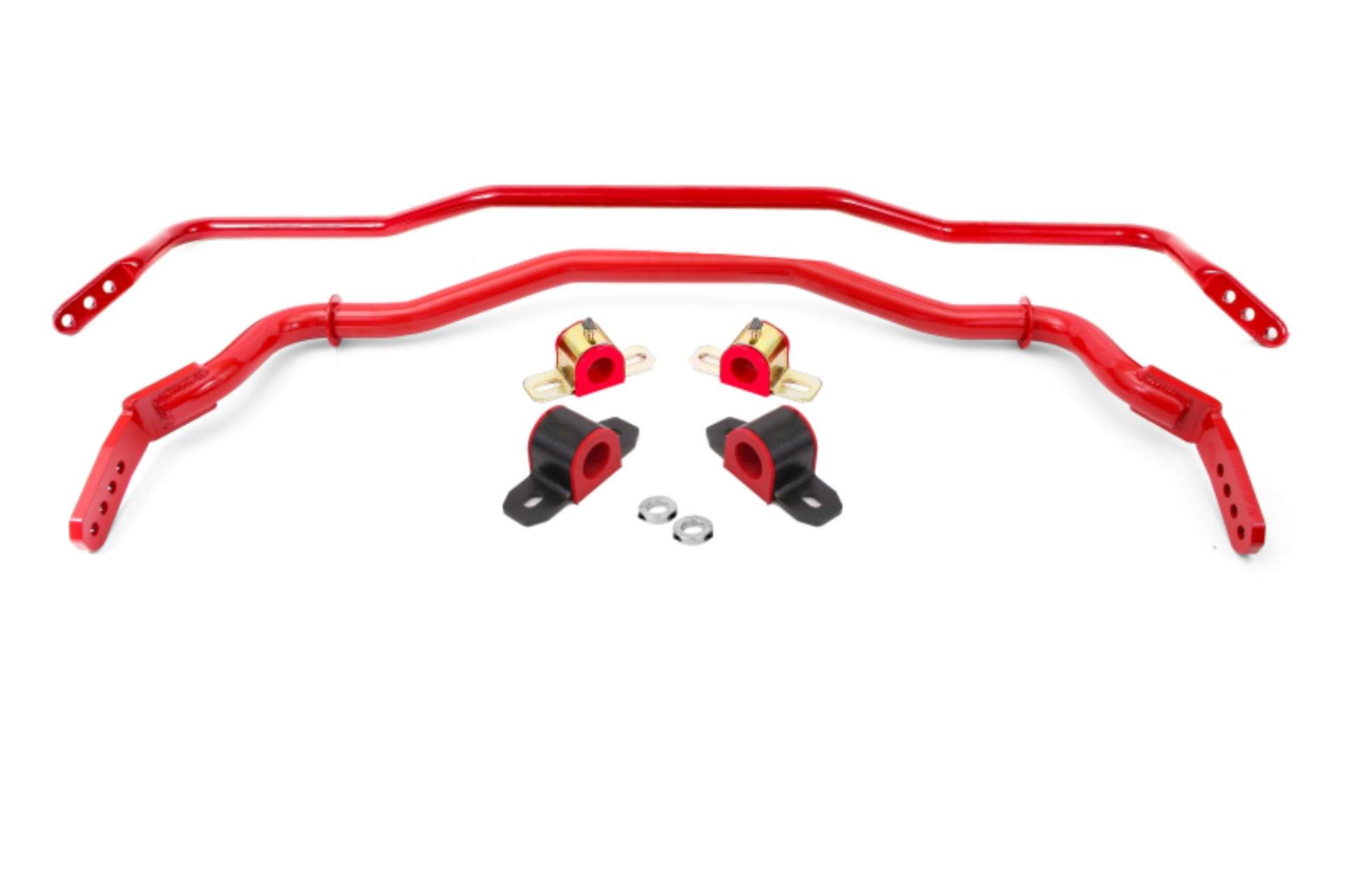 Picture of BMR 15-22 S550 Mustang Sway Bar Kit with Bushings  Front and Rear Red