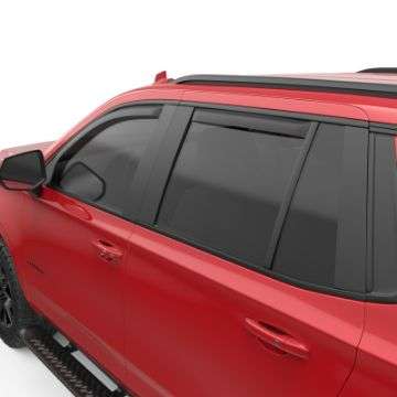 Picture of EGR 21-23 Chevrolet Tahoe In-Channel Window Visors Front-Rear Set Matte Black