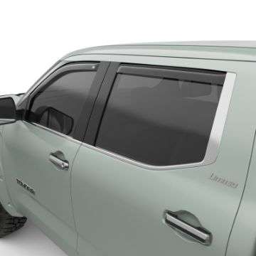 Picture of EGR 2022+ Toyota Tundra In-Channel Window Visors Front-Rear Set Dark Smoke