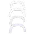 Picture of EGR 19-22 Chevrolet Silverado 1500 Summit White Traditional Bolt-On Look Fender Flares Set Of 4