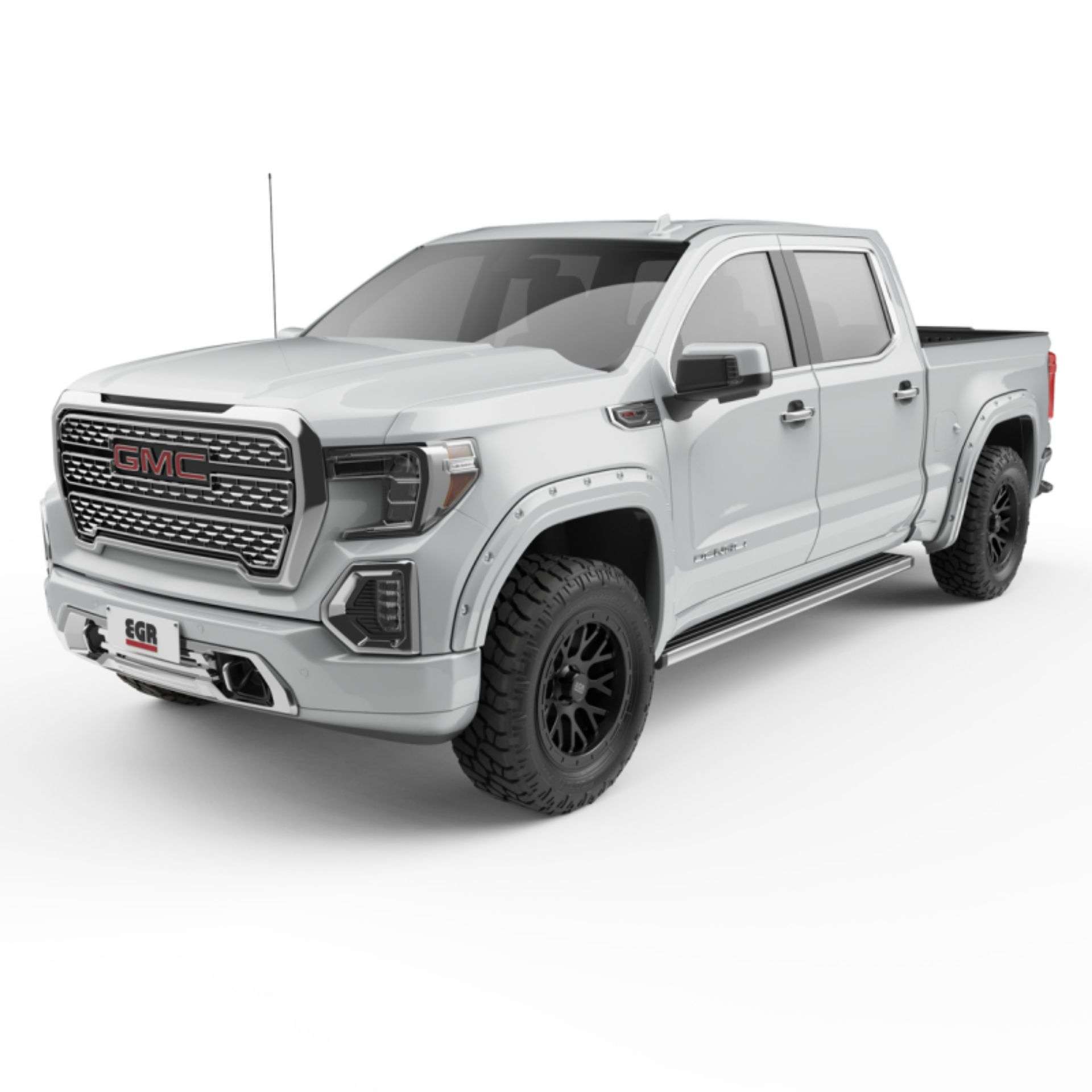 Picture of EGR 19-23 Gmc Sierra 1500 Summit Traditional Bolt-On Look Fender Flares White Set Of 4