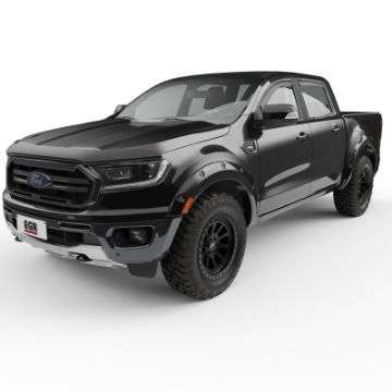 Picture of EGR 19-22 Ford Ranger Painted To Code Shadow Traditional Bolt-On Look Fender Flares Black Set Of 4