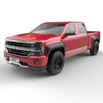 Picture of EGR 14-18 Chevrolet Silverado 1500 Baseline Standard Style Fender Flares Set Of 4