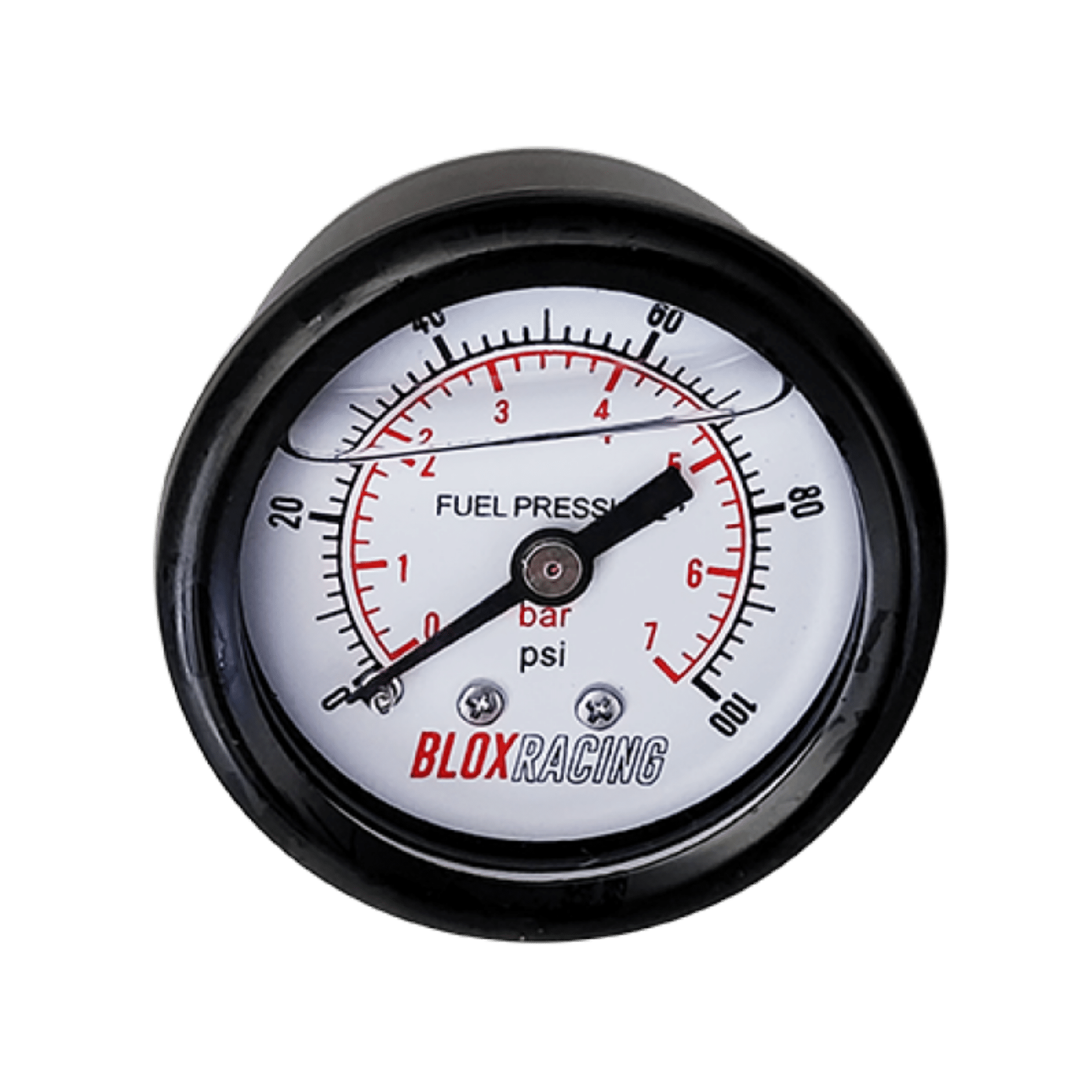 Picture of BLOX Racing Liquid-Filled Fuel Pressure Gauge 0-100psi White Face