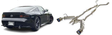 Picture of HKS FULL DUAL MUFFLER RZ34 VR30DDTT