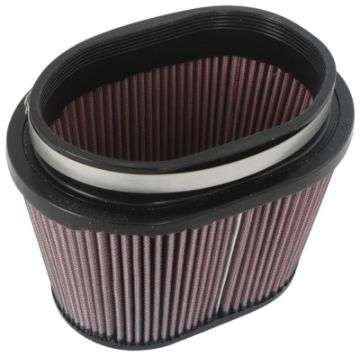 Picture of K&N Universal Rubber Filter 6-25in x 4in Oval FLG - 7-375in x 5-5in Base - 6-25in x 4in Top - 5in H