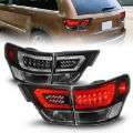 Picture of ANZO 11-13 Jeep Grand Cherokee LED Taillights w- Lightbar Black Housing-Clear Lens 4pcs