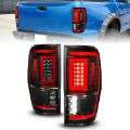 Picture of ANZO 19-22 Ford Ranger Full LED Taillights w- Lightbar Sequential Signal Black Housing-Clear Lens