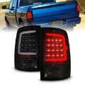 Picture of ANZO 09-18 Dodge Ram 1500 Full LED Tailights w- Sequential Black Housing-Smoke Lens