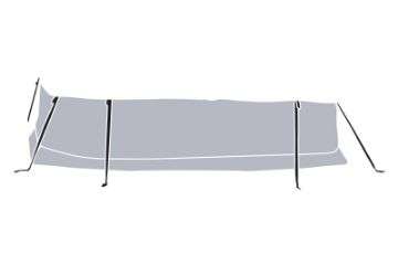 Picture of Thule Annex Extension for 2-Person Tents (Extension ONLY) - Haze Gray