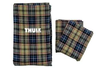 Picture of Thule Flannel Sheets for 4-Person Tents - Plaid Blue-Green
