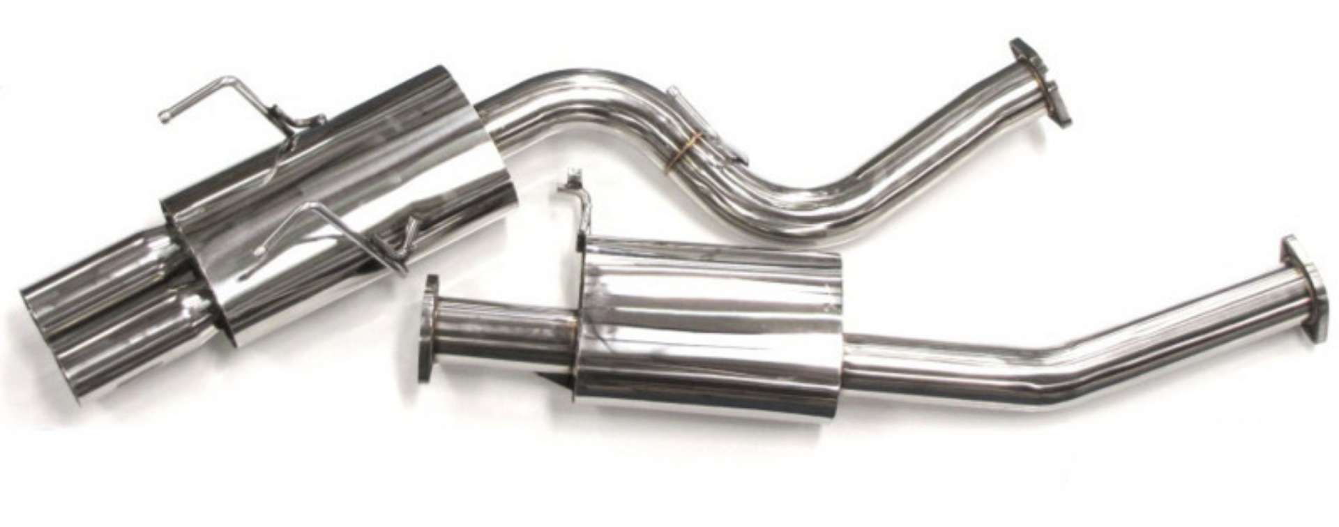 Picture of ISR Performance MB SE Type -E Dual Tip Exhaust 95-98 (S14) Nissan 240sx