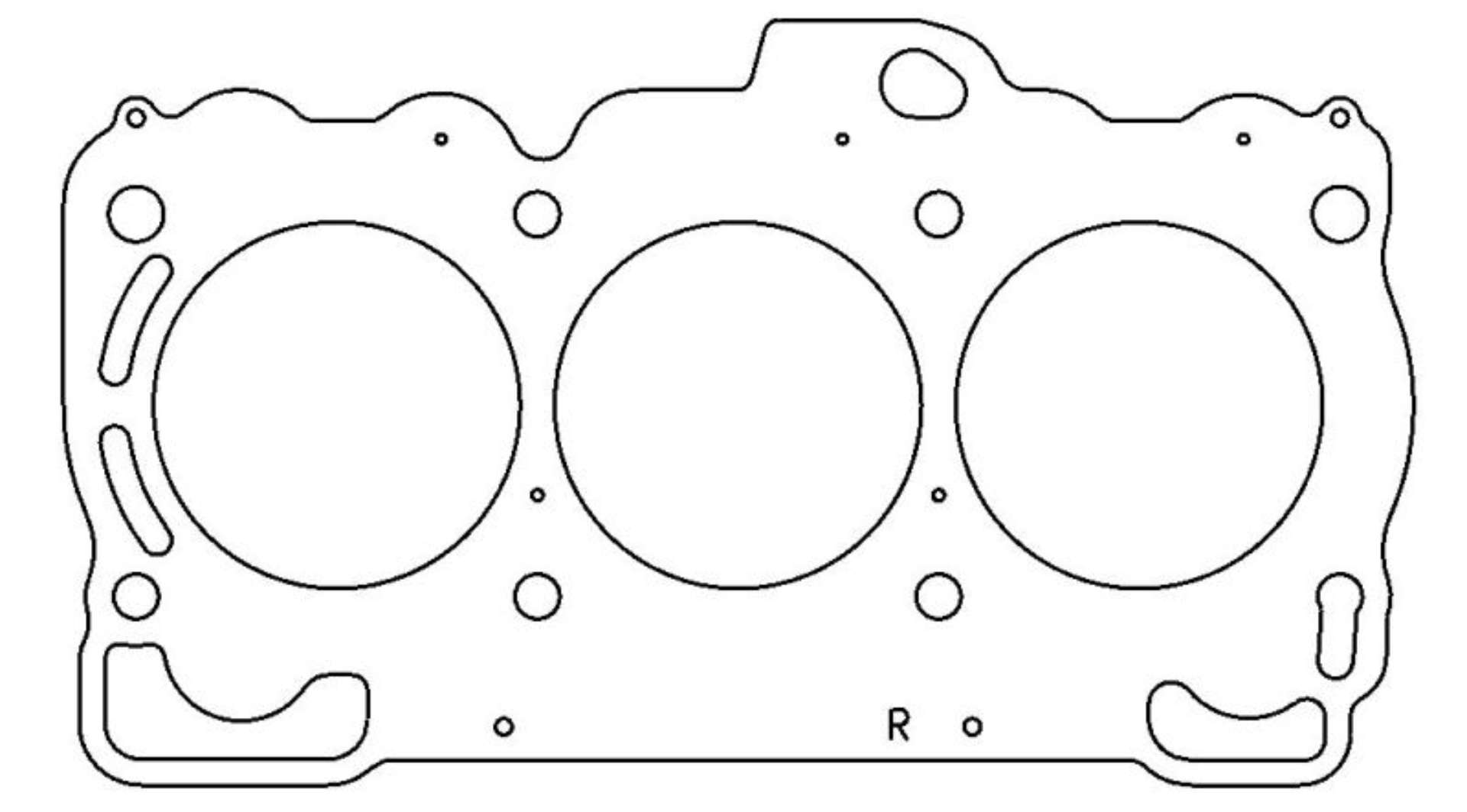 Picture of Cometic Subaru EZ30 Flat 6 3-0L 90mm Bore -040 inch MLS Head Gasket Right