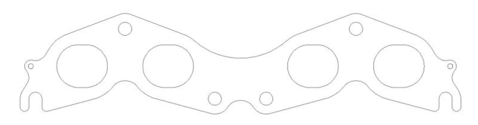 Picture of Cometic Toyota 3S-GTE-5SFE 89-97 -030 inch MLS Exhaust Gasket 1-690 inch X 1-415 inch Port