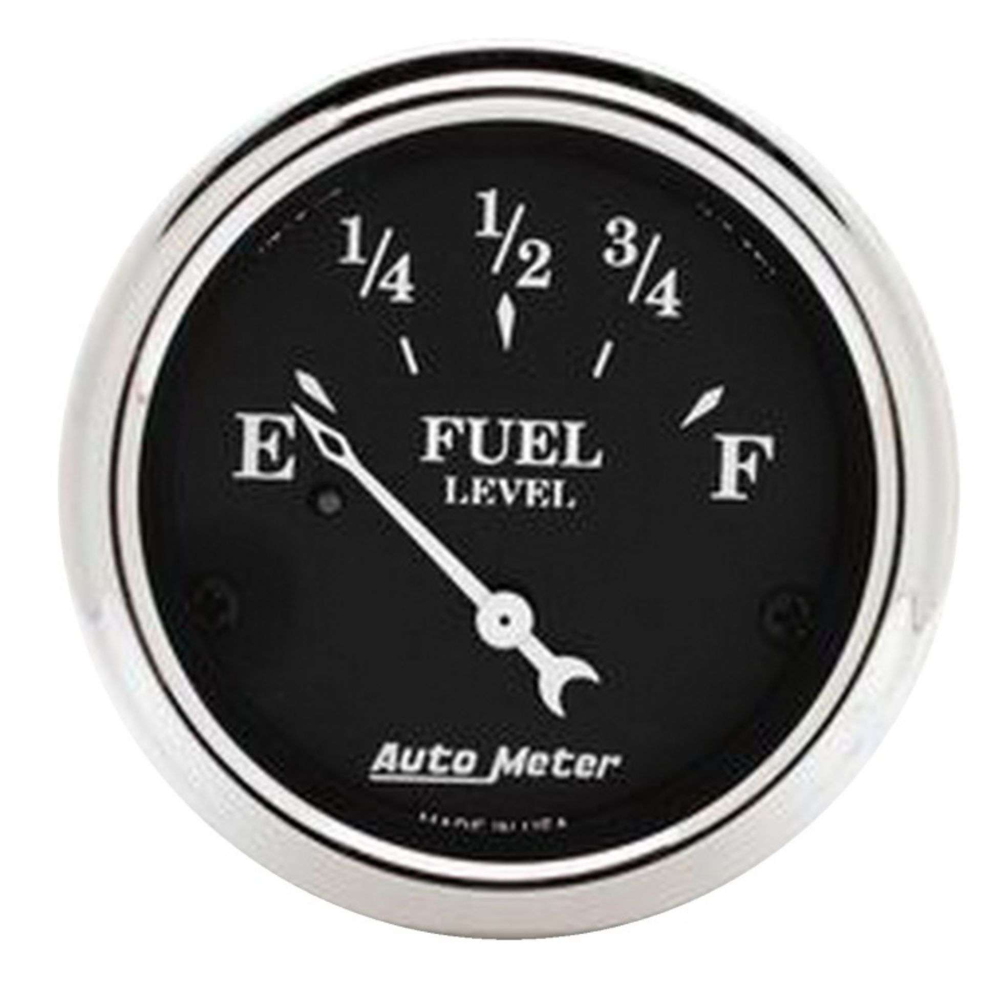 Picture of Autometer 2 1-16in 240 Ohm to 33 Ohm Old Tyme Black Electric Fuel Level Gauge