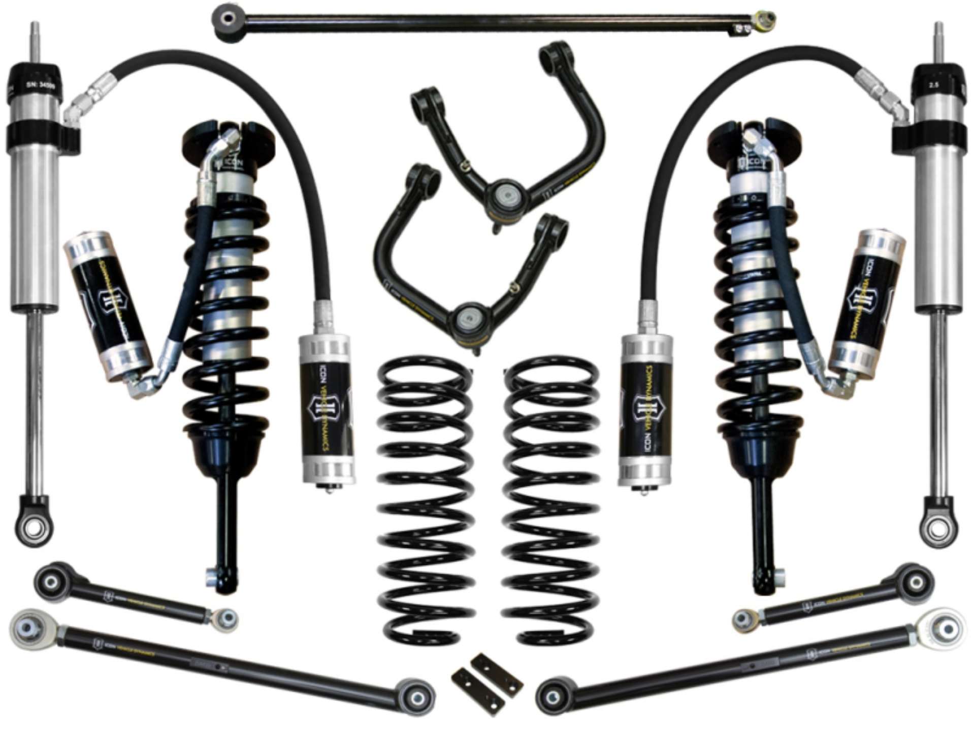 Picture of ICON 03-09 Toyota 4Runner-FJ 0-3-5in Stage 6 Suspension System w-Tubular Uca