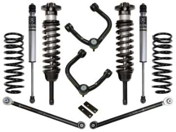 Picture of ICON 2010+ Toyota FJ-4Runner 0-3-5in Stage 3 Suspension System w-Tubular Uca