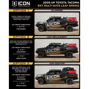 Picture of ICON 05-15 Toyota Tacoma 0-3-5in-16-17 Toyota Tacoma 0-2-75in Stg 8 Suspension System w-Tubular Uca