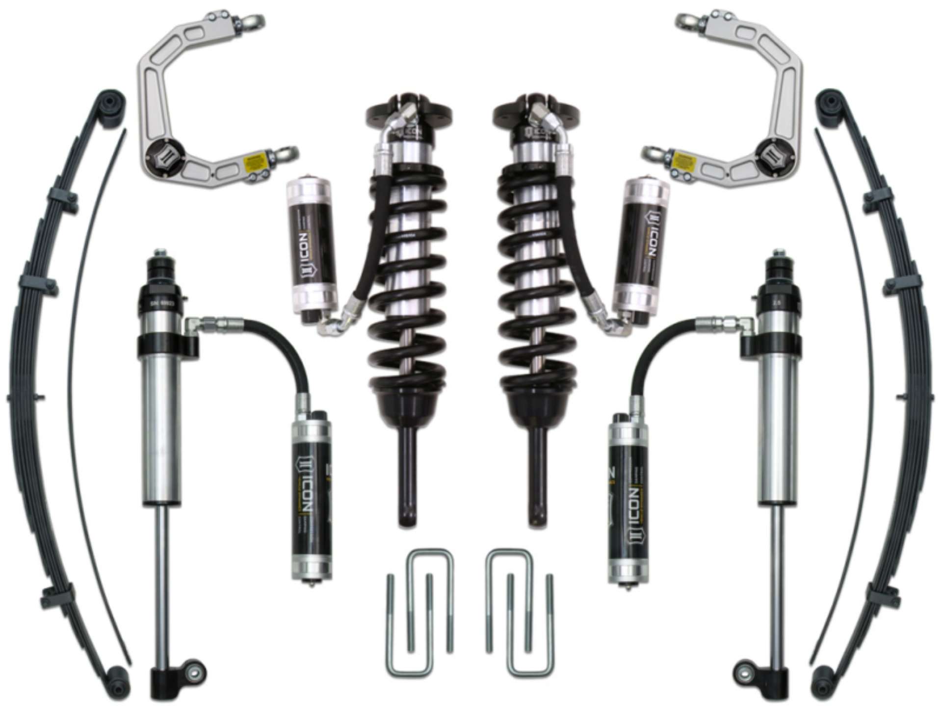 Picture of ICON 05-15 Toyota Tacoma 0-3-5in-16-17 Toyota Tacoma 0-2-75in Stage 9 Suspension System w-Billet Uca