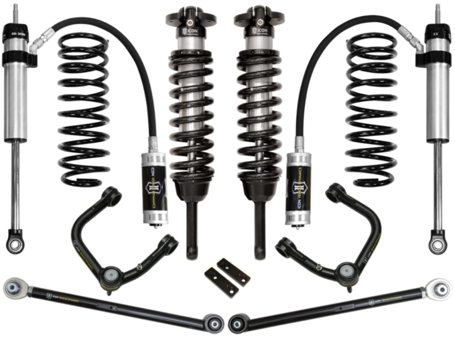 Picture of ICON 03-09 Toyota 4Runner-FJ 0-3-5in Stage 4 Suspension System w-Tubular Uca