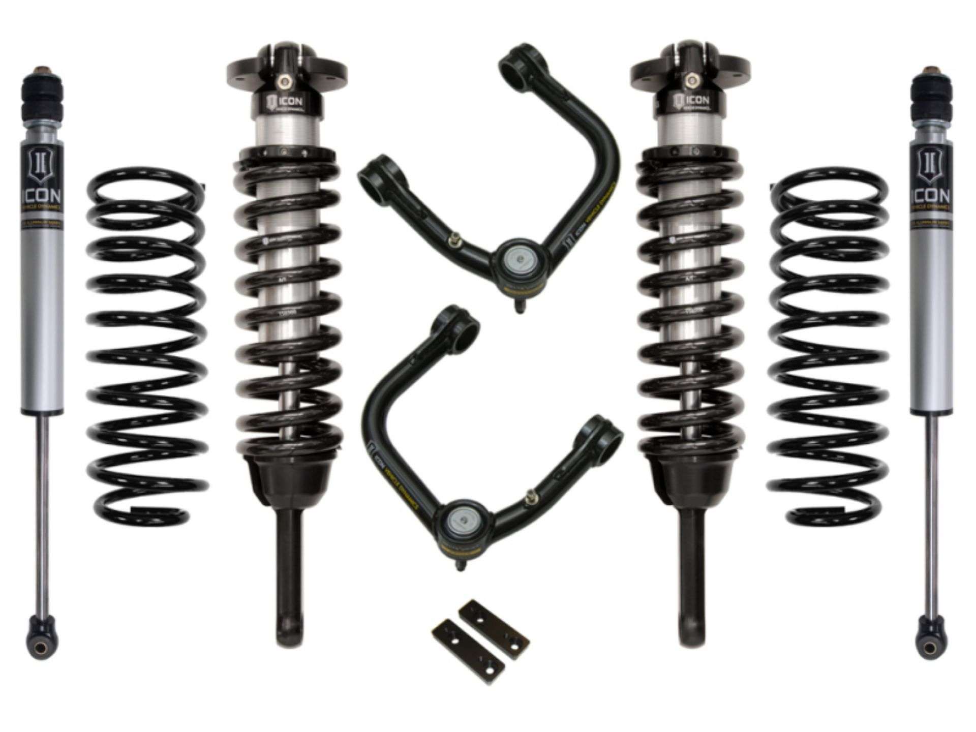 Picture of ICON 03-09 Toyota 4Runner-FJ 0-3-5in Stage 2 Suspension System w-Tubular Uca