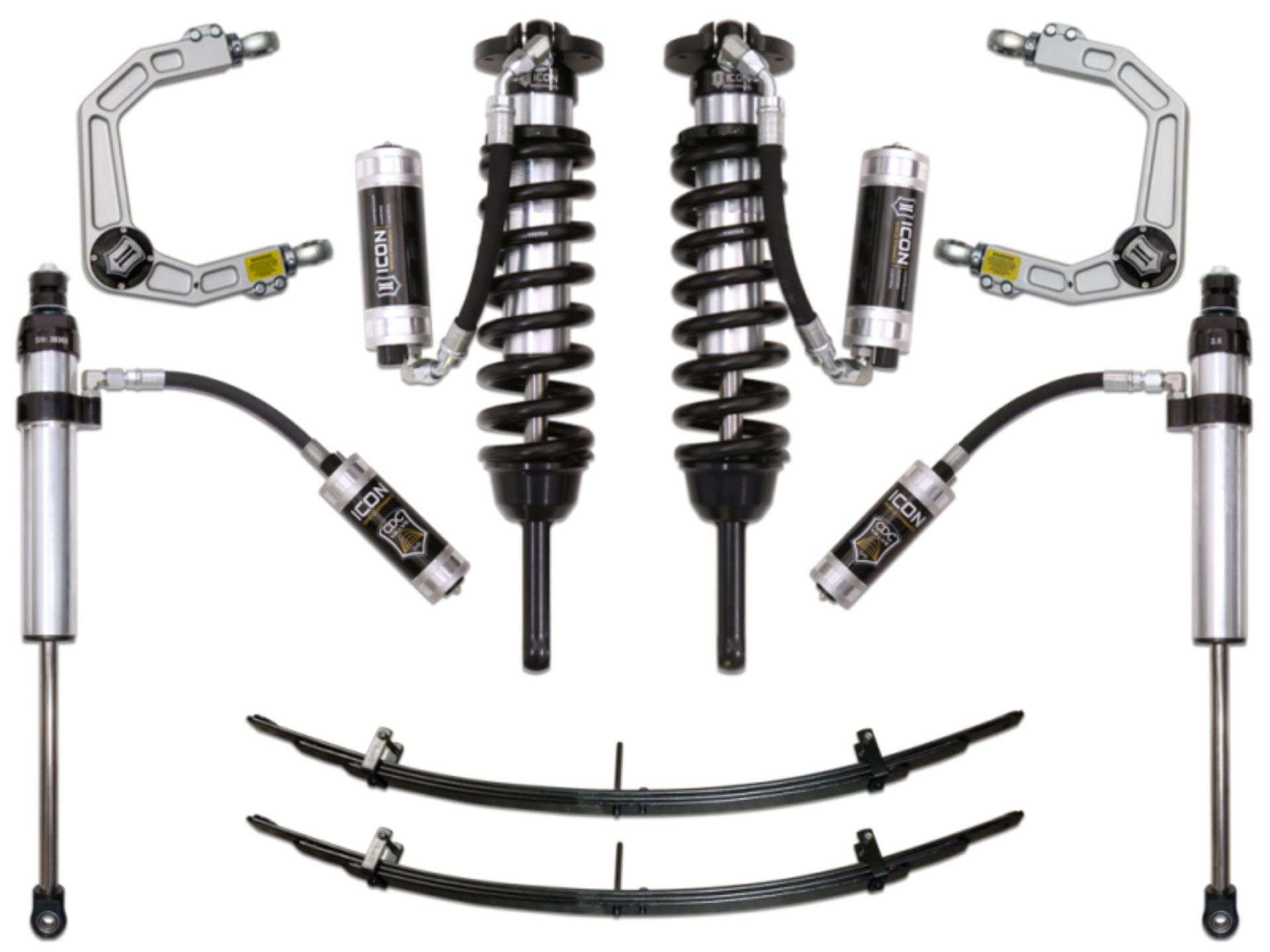 Picture of ICON 05-15 Toyota Tacoma 0-3-5in-2016+ Toyota Tacoma 0-2-75in Stg 6 Suspension System w-Billet Uca