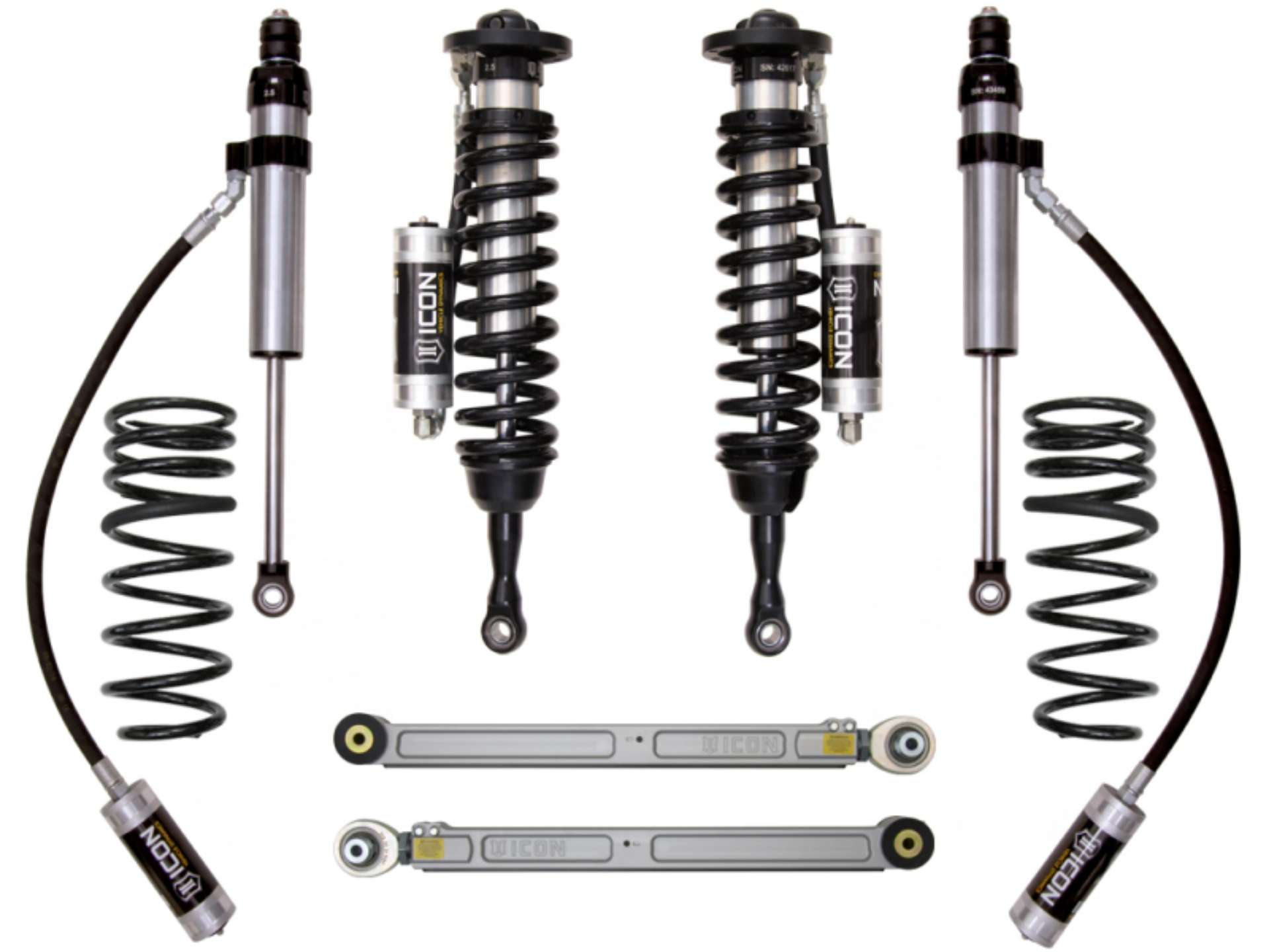 Picture of ICON 2008+ Toyota Land Cruiser 200 Series 1-5-3-5in Stage 3 Suspension System