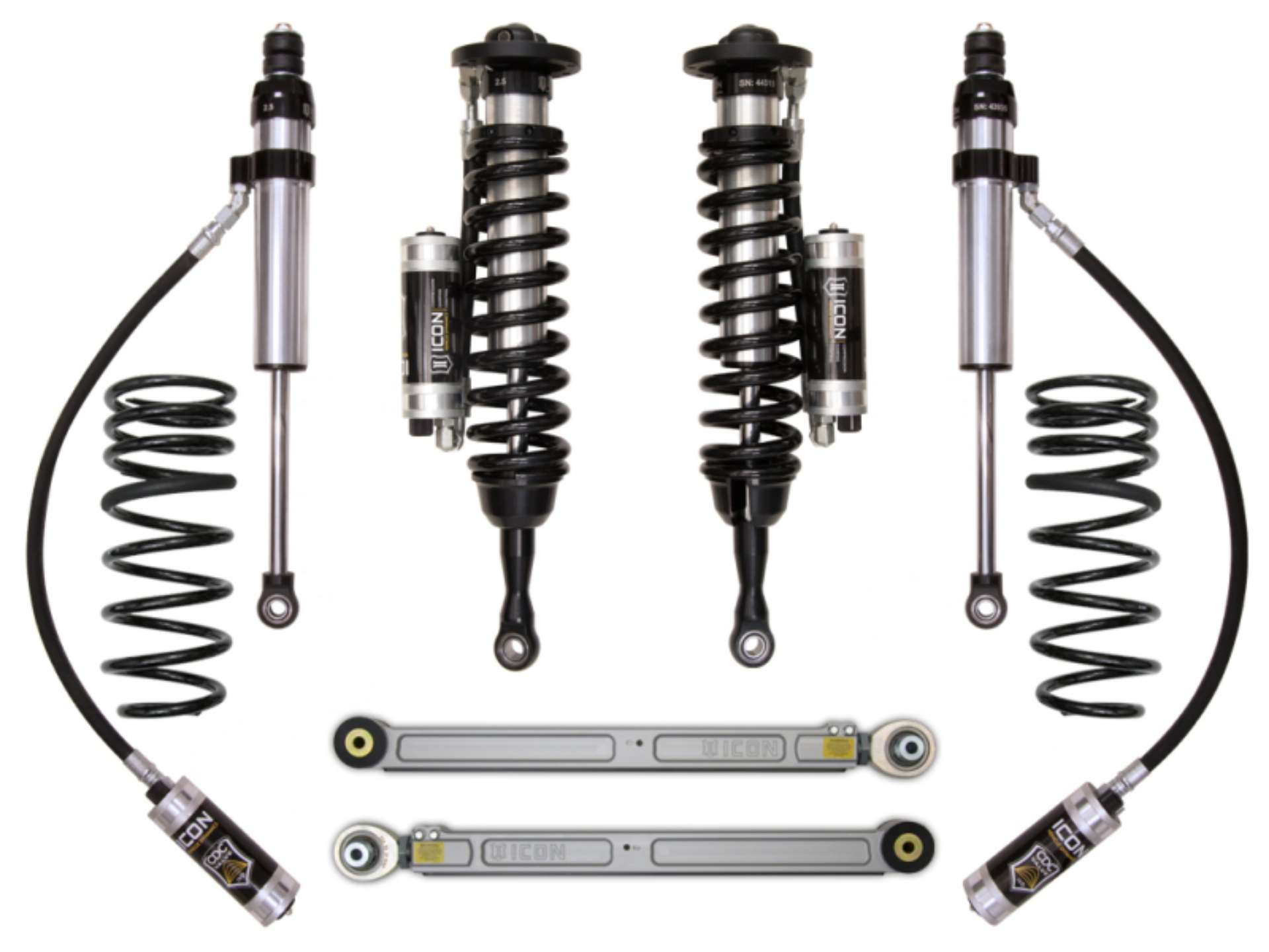 Picture of ICON 2008+ Toyota Land Cruiser 200 Series 1-5-3-5in Stage 4 Suspension System