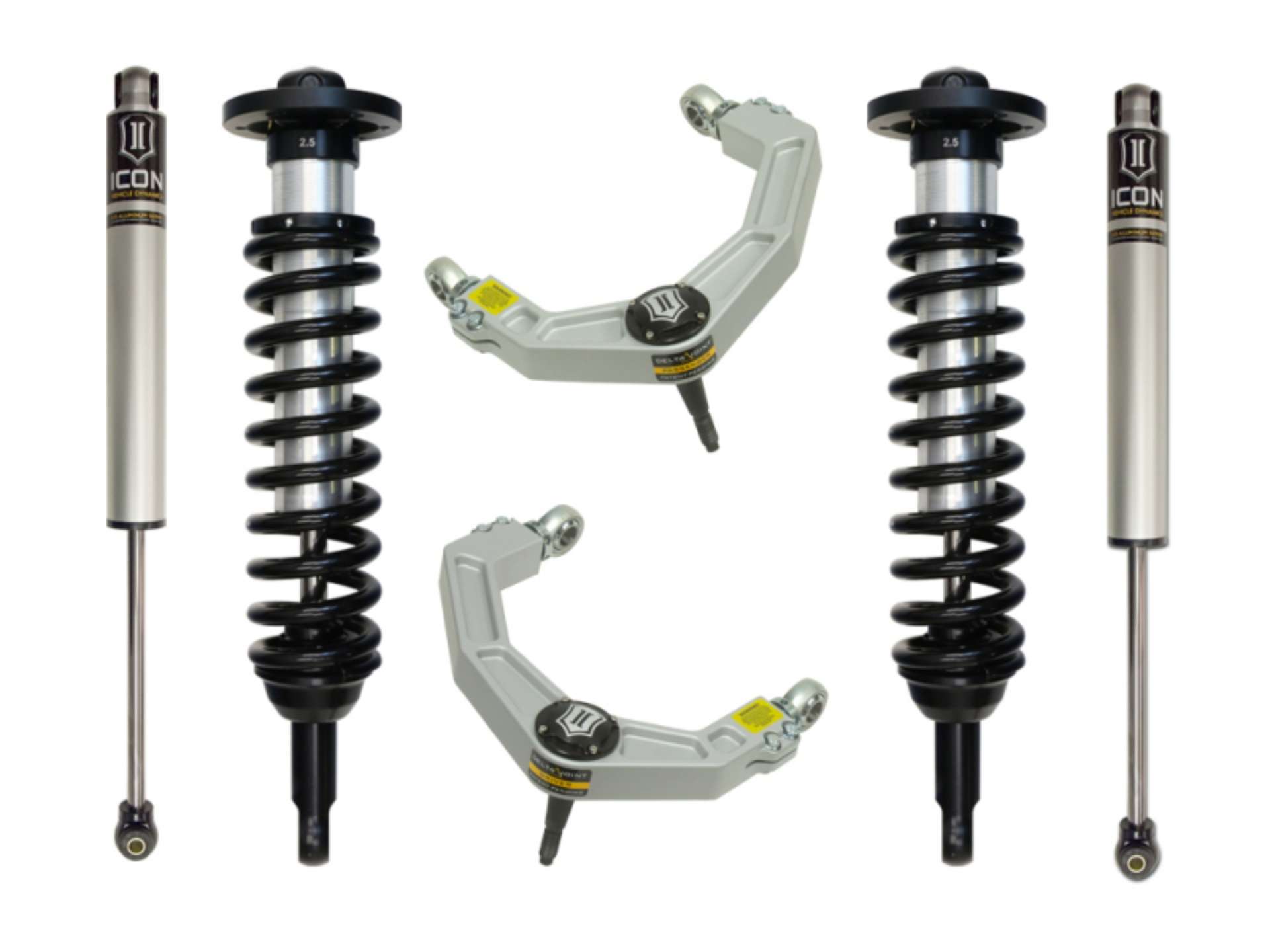 Picture of ICON 09-13 Ford F-150 4WD 0-2-63in Stage 2 Suspension System w-Billet Uca