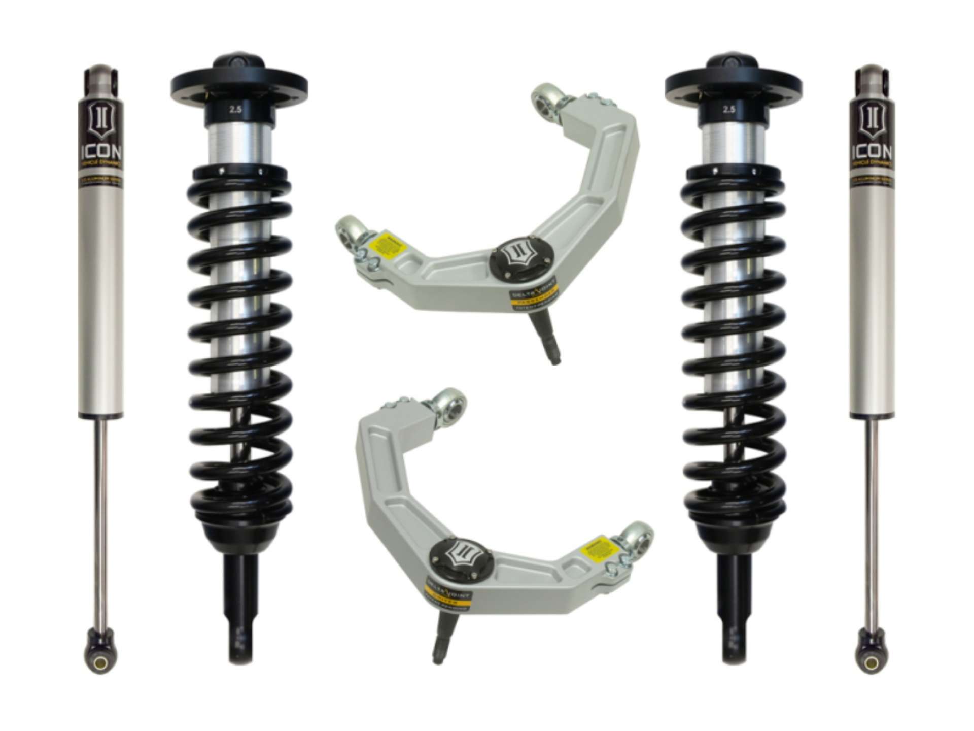 Picture of ICON 09-13 Ford F-150 2WD 0-2-63in Stage 2 Suspension System w-Billet Uca