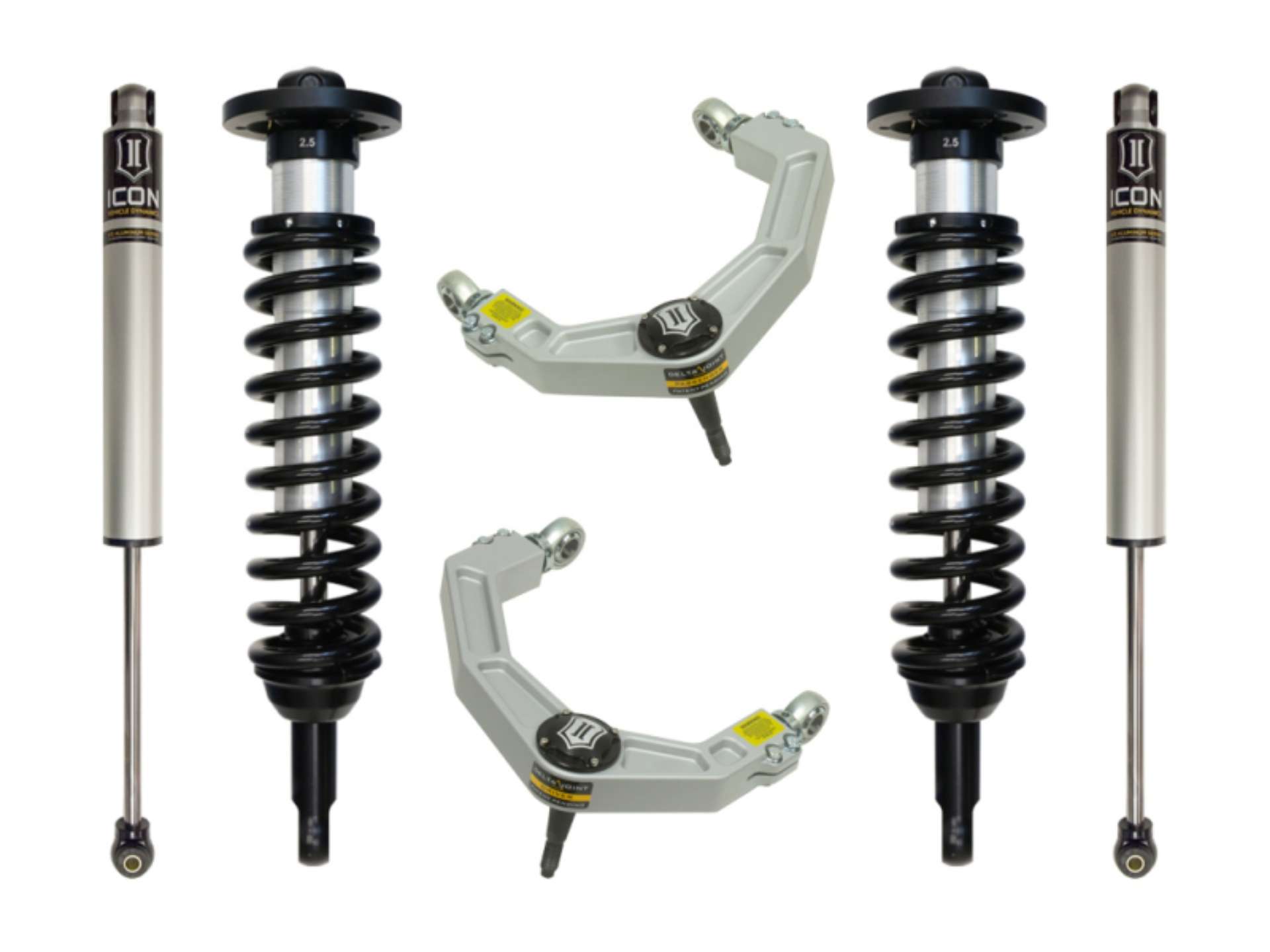 Picture of ICON 04-08 Ford F-150 4WD 0-2-63in Stage 2 Suspension System w-Billet Uca