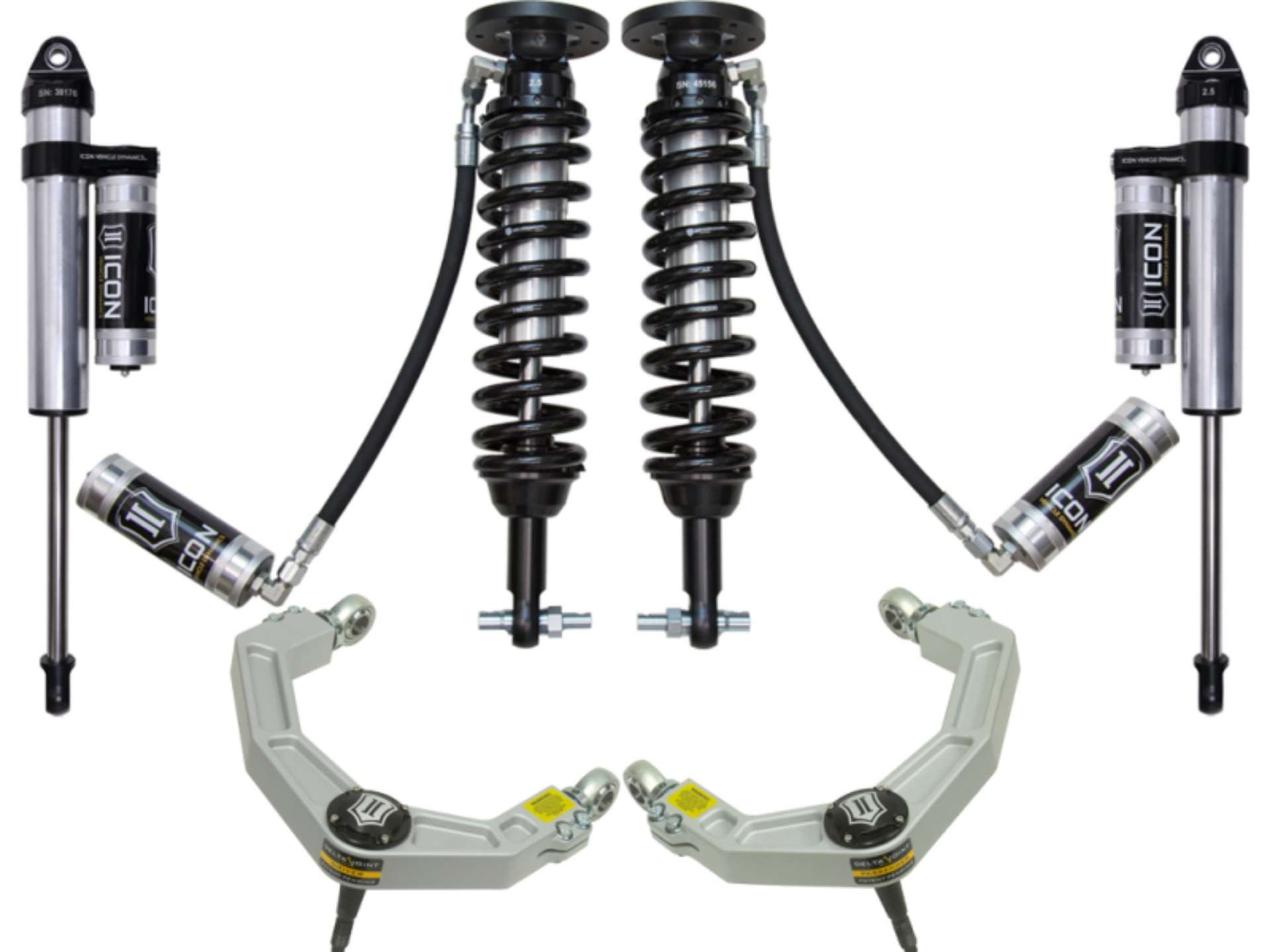 Picture of ICON 2015+ Ford F-150 2WD 1-75-3in Stage 4 Suspension System w-Billet Uca