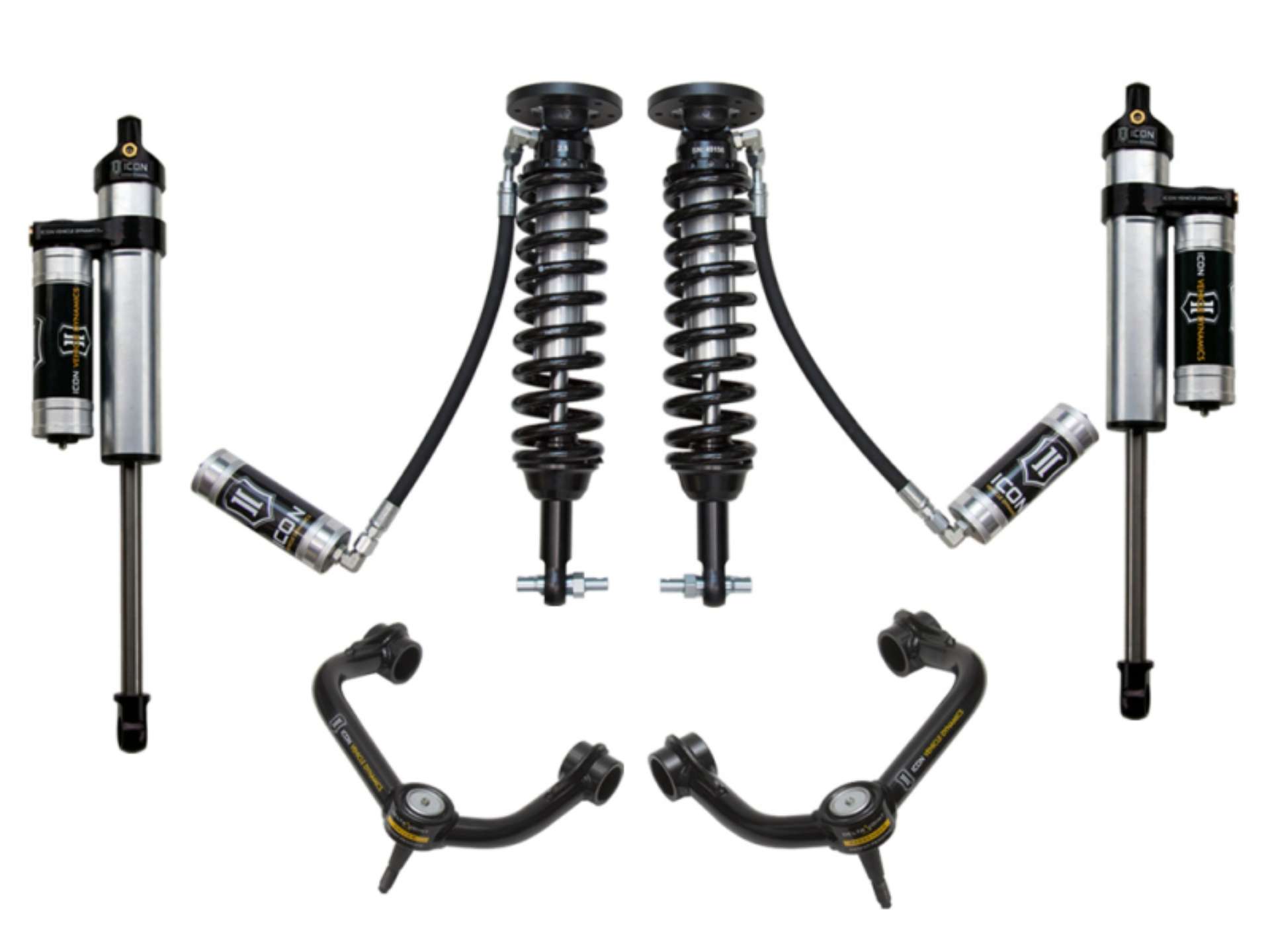 Picture of ICON 2014 Ford F-150 4WD 1-75-2-63in Stage 4 Suspension System w-Tubular Uca