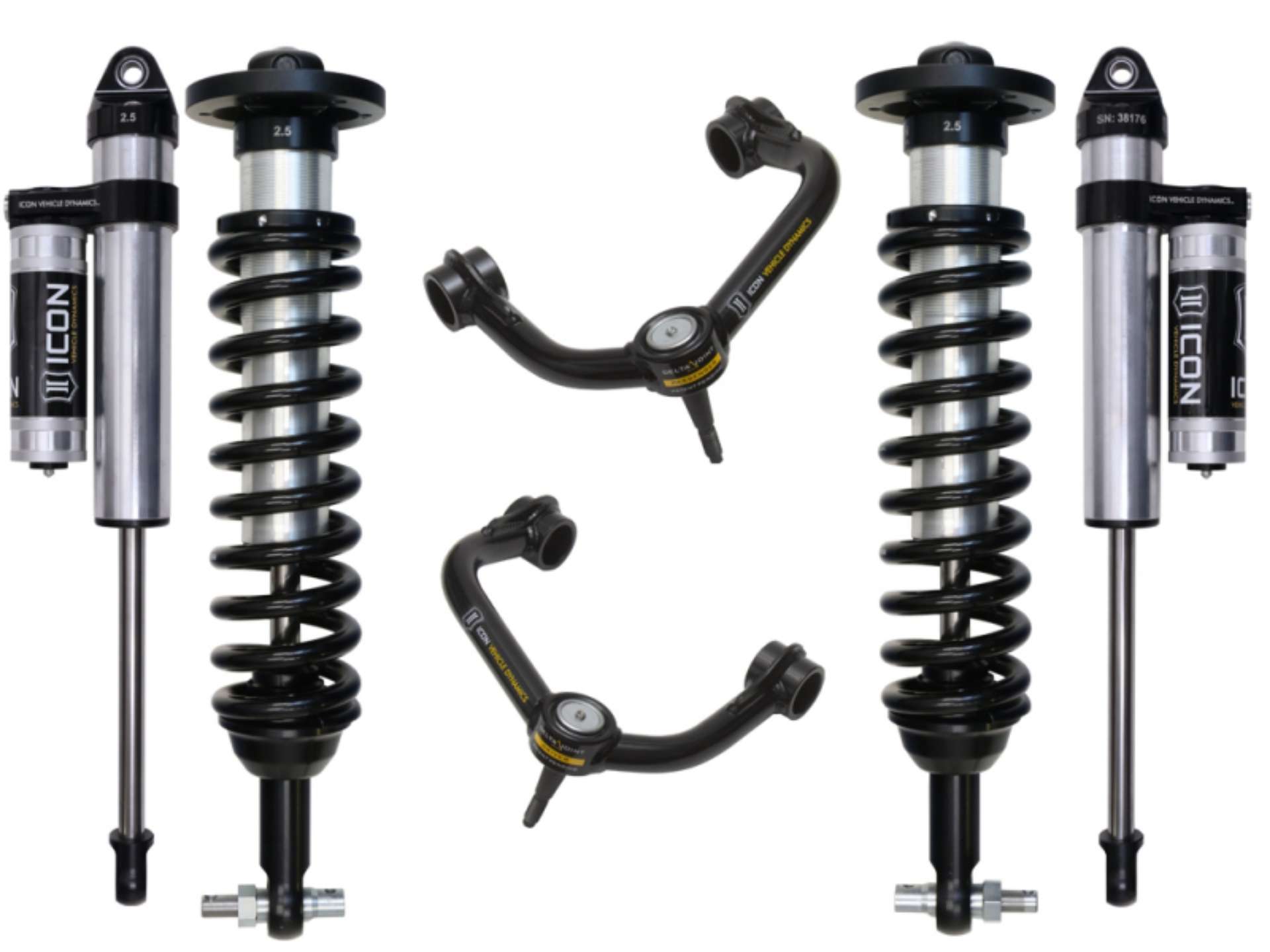 Picture of ICON 2015+ Ford F-150 4WD 0-2-63in Stage 3 Suspension System w-Tubular Uca