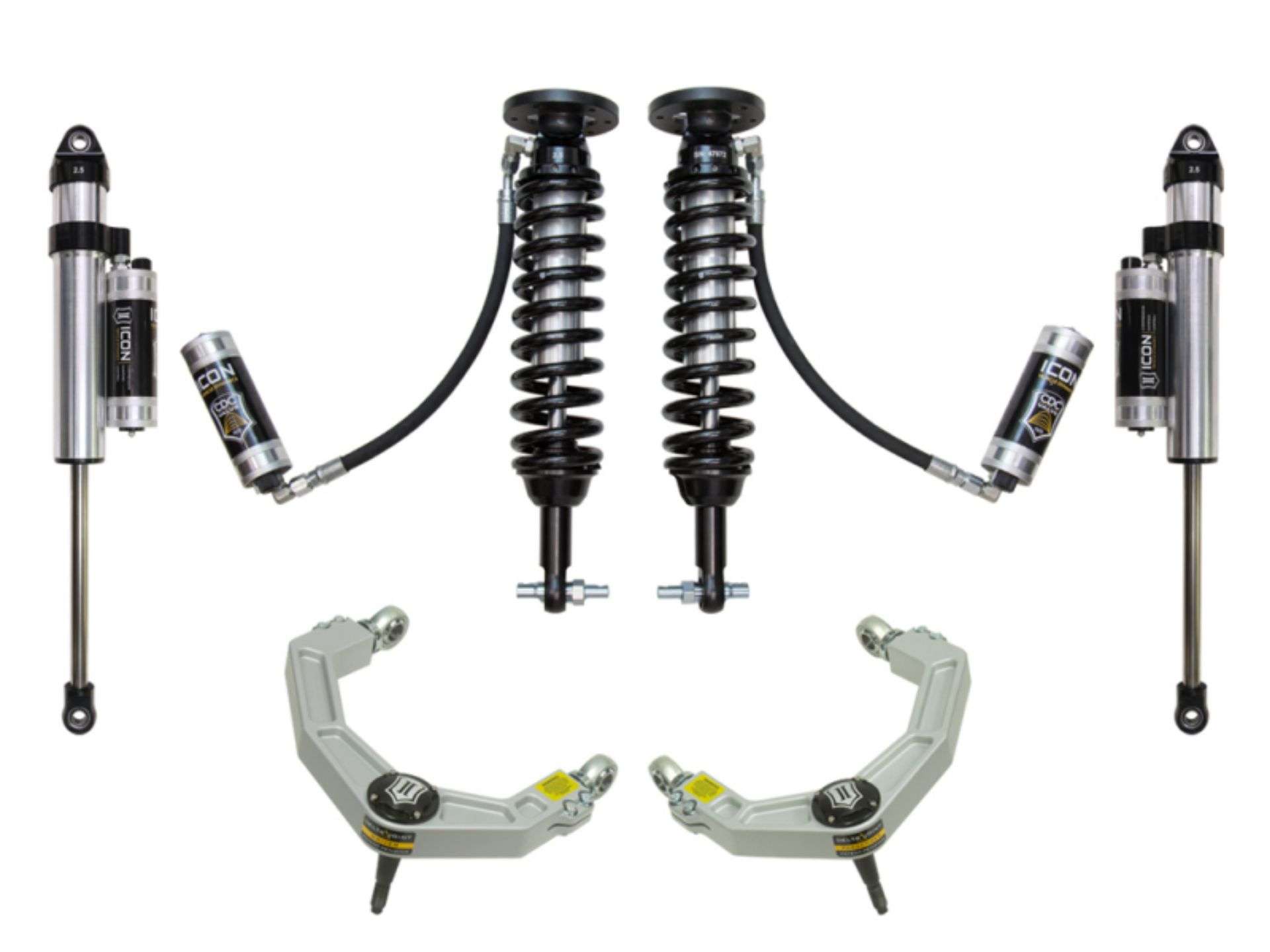 Picture of ICON 2014 Ford F-150 4WD 1-75-2-63in Stage 5 Suspension System w-Billet Uca