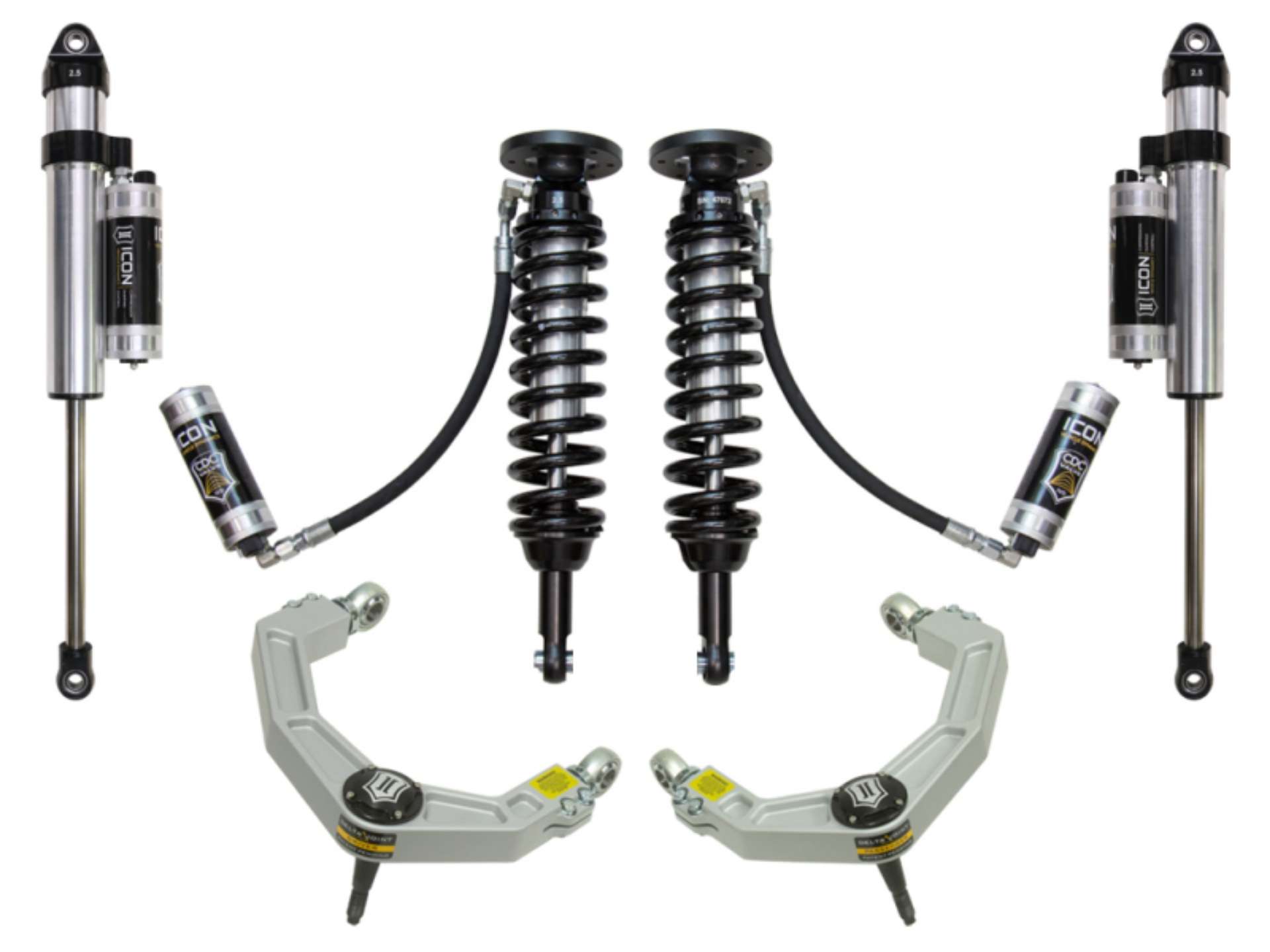 Picture of ICON 09-13 Ford F-150 4WD 1-75-2-63in Stage 5 Suspension System w-Billet Uca