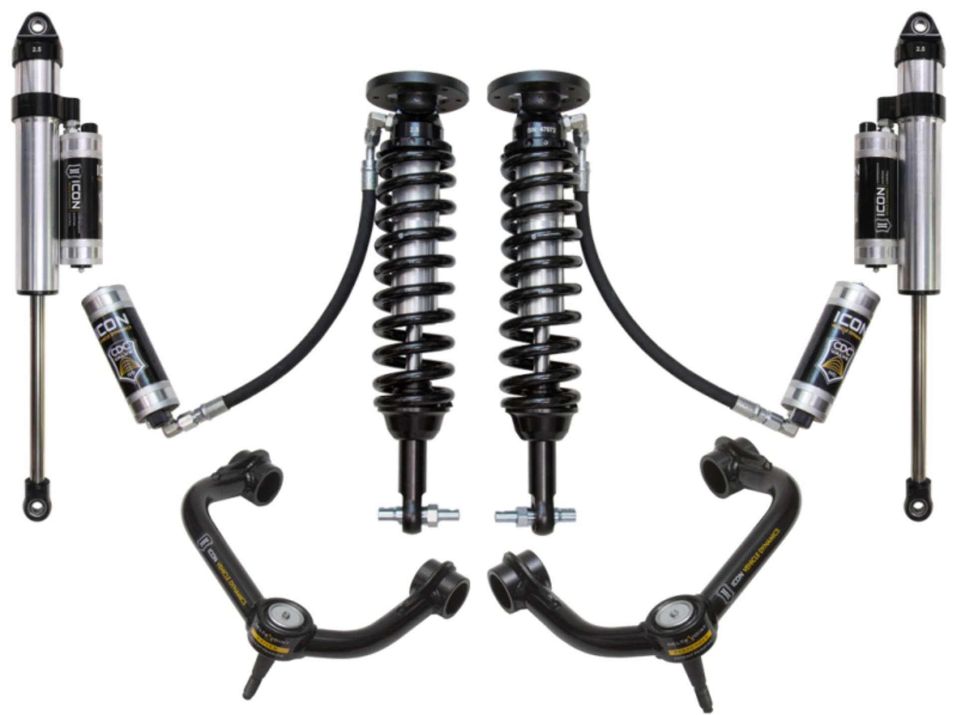 Picture of ICON 2015+ Ford F-150 2WD 1-75-3in Stage 5 Suspension System w-Tubular Uca