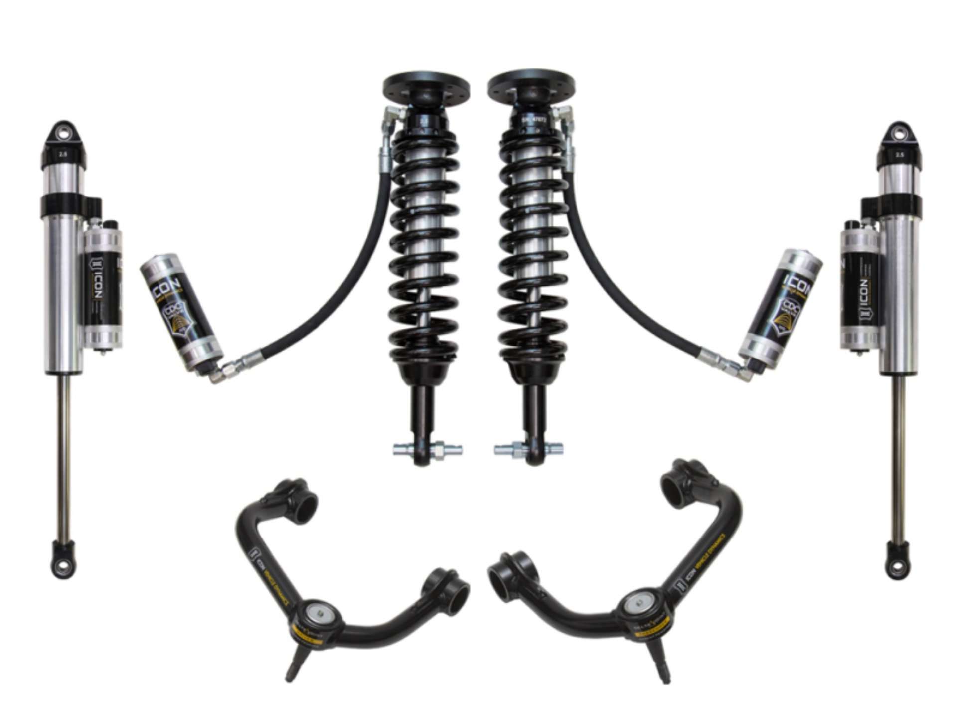 Picture of ICON 2014 Ford F-150 2WD 1-75-2-63in Stage 5 Suspension System w-Tubular Uca