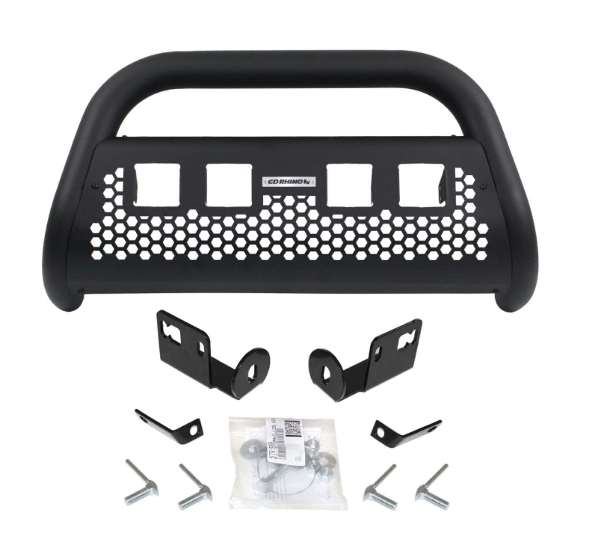 Picture of Go Rhino 03-06 Chevy 1500-2500 LD RC2 LR 4 Lights Complete Kit w-Front Guard + Brkts