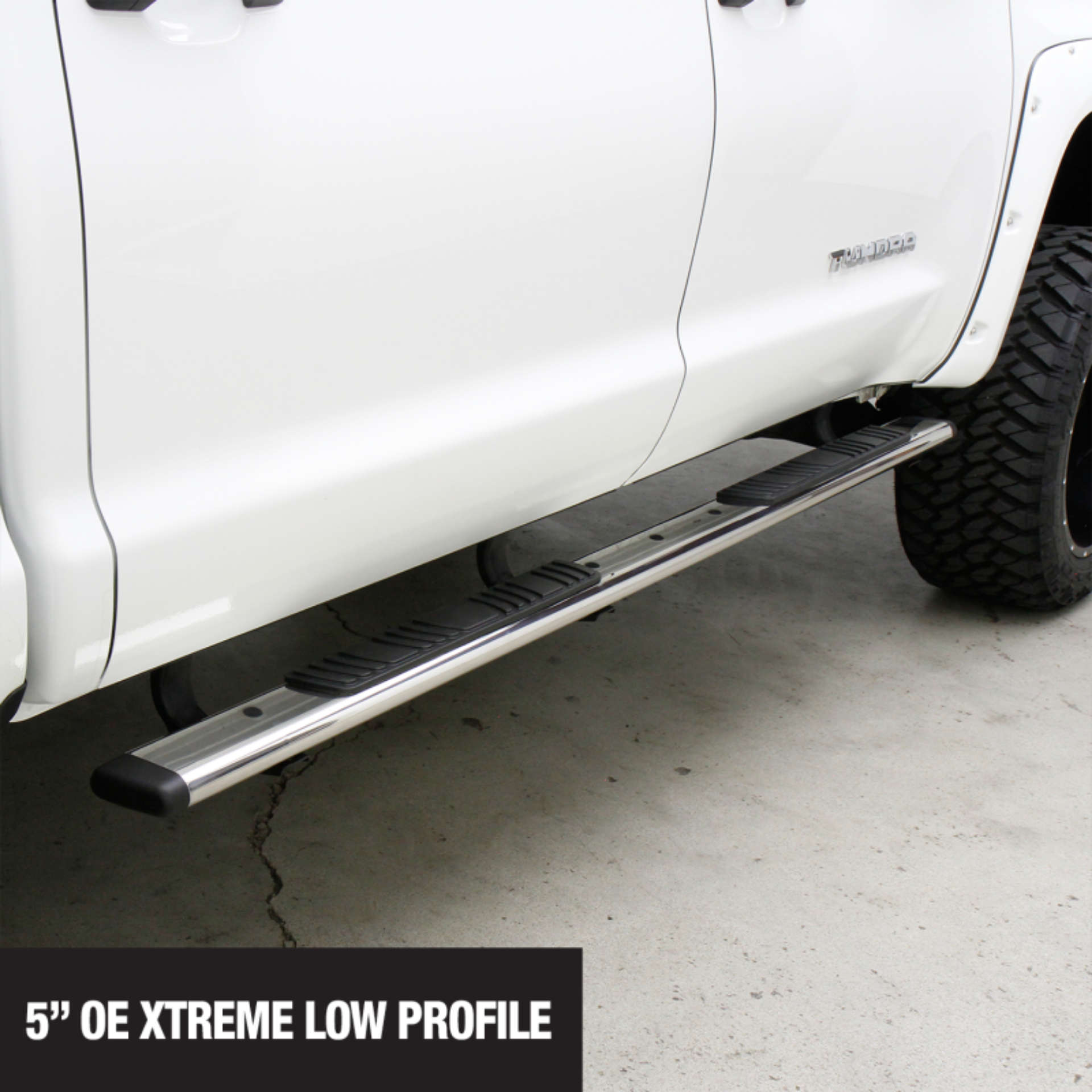 Picture of Go Rhino 17-20 Ford F-250-F-350 SD 5in OE Xtreme Low Profile Complete Kit w-Sidesteps + Brkts