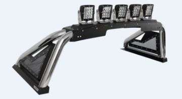 Picture of Go Rhino 19-20 Chevy 1500 Sport Bar 2-0 Complete Kit w-Sport Bar + Retractable Light Mnt